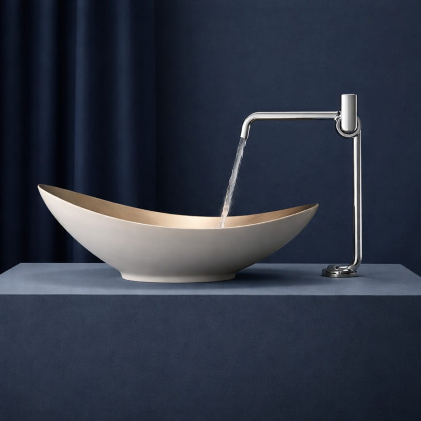 Vessel sink chrome